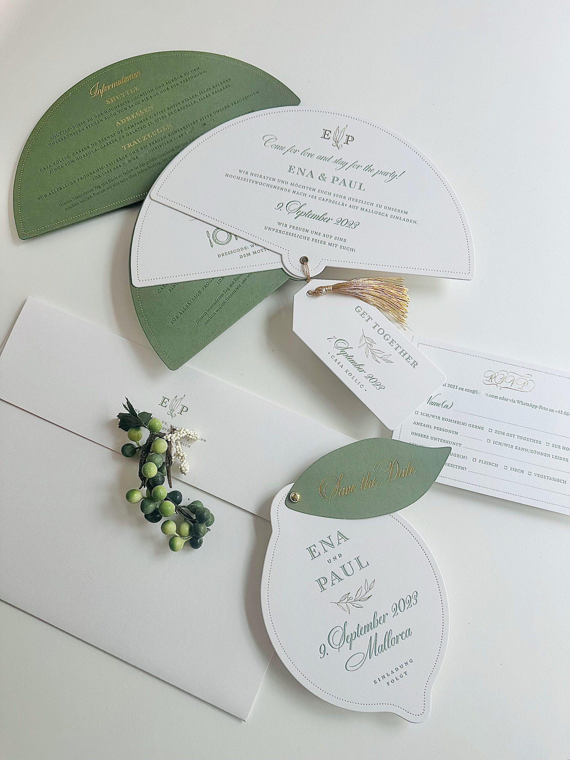 Exklusive Hochzeitseinladung Mallorca